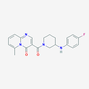 3-({3-[(4-fluorophenyl)amino]-1-piperidinyl}carbonyl)-6-methyl-4H-pyrido[1,2-a]pyrimidin-4-one