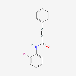N-(2-fluorophenyl)-3-phenyl-2-propynamide