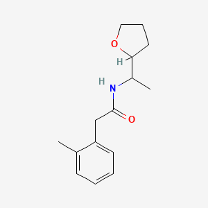 2-(2-methylphenyl)-N-[1-(tetrahydro-2-furanyl)ethyl]acetamide