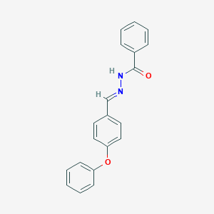 N-[(E)-(4-phenoxyphenyl)methylideneamino]benzamide