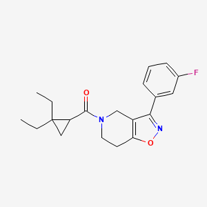 5-[(2,2-diethylcyclopropyl)carbonyl]-3-(3-fluorophenyl)-4,5,6,7-tetrahydroisoxazolo[4,5-c]pyridine