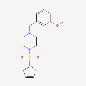 1-(3-methoxybenzyl)-4-(2-thienylsulfonyl)piperazine