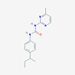N-(4-sec-butylphenyl)-N'-(4-methyl-2-pyrimidinyl)urea