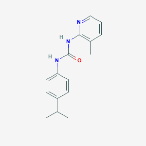 molecular formula C17H21N3O B5312736 N-(4-sec-butylphenyl)-N'-(3-methyl-2-pyridinyl)urea 