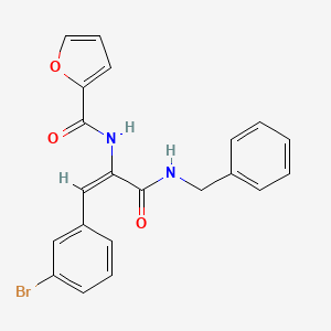 N-[1-[(benzylamino)carbonyl]-2-(3-bromophenyl)vinyl]-2-furamide