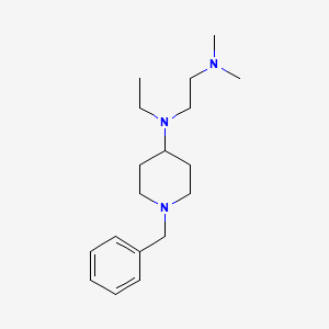 molecular formula C18H31N3 B5313011 (1-benzyl-4-piperidinyl)[2-(dimethylamino)ethyl]ethylamine 