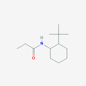molecular formula C13H25NO B5313024 N-(2-tert-butylcyclohexyl)propanamide 