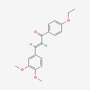 molecular formula C19H20O4 B5313034 3-(3,4-dimethoxyphenyl)-1-(4-ethoxyphenyl)-2-propen-1-one 