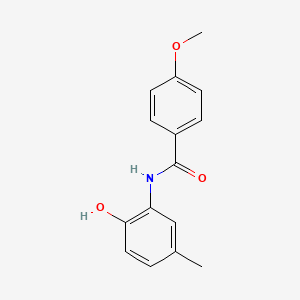 N-(2-hydroxy-5-methylphenyl)-4-methoxybenzamide