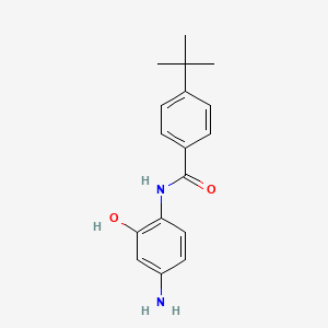 molecular formula C17H20N2O2 B5313084 N-(4-amino-2-hydroxyphenyl)-4-tert-butylbenzamide 