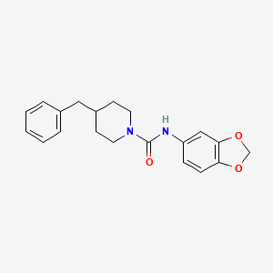 molecular formula C20H22N2O3 B5313384 N-(1,3-benzodioxol-5-yl)-4-benzylpiperidine-1-carboxamide 