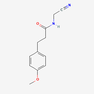 N-(cyanomethyl)-3-(4-methoxyphenyl)propanamide