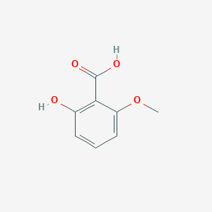 molecular formula C8H8O4 B053137 2-Hydroxy-6-methoxybenzoic acid CAS No. 3147-64-6