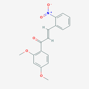 1-(2,4-dimethoxyphenyl)-3-(2-nitrophenyl)-2-propen-1-one