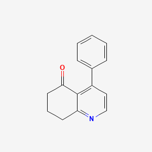 molecular formula C15H13NO B5313747 4-phenyl-7,8-dihydroquinolin-5(6H)-one 