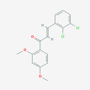 3-(2,3-dichlorophenyl)-1-(2,4-dimethoxyphenyl)-2-propen-1-one