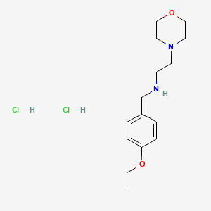 molecular formula C15H26Cl2N2O2 B5313880 N-(4-ethoxybenzyl)-2-(4-morpholinyl)ethanamine dihydrochloride 