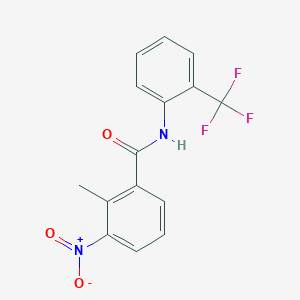 2-methyl-3-nitro-N-[2-(trifluoromethyl)phenyl]benzamide