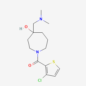 1-[(3-chloro-2-thienyl)carbonyl]-4-[(dimethylamino)methyl]-4-azepanol