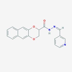 N'-(3-pyridinylmethylene)-2,3-dihydronaphtho[2,3-b][1,4]dioxine-2-carbohydrazide