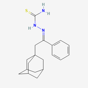 molecular formula C19H25N3S B5314303 2-(1-adamantyl)-1-phenyl-1-ethanone thiosemicarbazone 