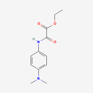 molecular formula C12H16N2O3 B5314306 ethyl {[4-(dimethylamino)phenyl]amino}(oxo)acetate CAS No. 6121-25-1