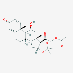 molecular formula C26H34O7 B053145 Desonide 21-acetate CAS No. 25092-25-5