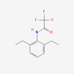 molecular formula C12H14F3NO B5314537 N-(2,6-diethylphenyl)-2,2,2-trifluoroacetamide 