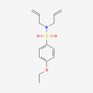 molecular formula C14H19NO3S B5314602 N,N-diallyl-4-ethoxybenzenesulfonamide 