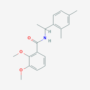 molecular formula C19H23NO3 B5314627 N-[1-(2,4-dimethylphenyl)ethyl]-2,3-dimethoxybenzamide 