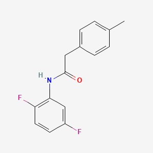 molecular formula C15H13F2NO B5314811 N-(2,5-difluorophenyl)-2-(4-methylphenyl)acetamide 
