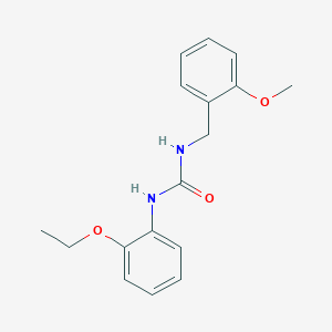 molecular formula C17H20N2O3 B5314935 N-(2-ethoxyphenyl)-N'-(2-methoxybenzyl)urea 