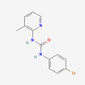 molecular formula C13H12BrN3O B5315102 N-(4-bromophenyl)-N'-(3-methyl-2-pyridinyl)urea 
