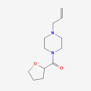 molecular formula C12H20N2O2 B5315140 1-allyl-4-(tetrahydro-2-furanylcarbonyl)piperazine 