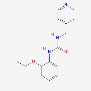 molecular formula C15H17N3O2 B5315143 N-(2-ethoxyphenyl)-N'-(4-pyridinylmethyl)urea 