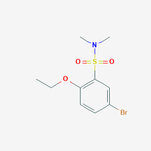 molecular formula C10H14BrNO3S B5315324 5-bromo-2-ethoxy-N,N-dimethylbenzenesulfonamide 