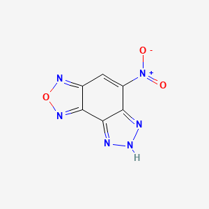 molecular formula C6H2N6O3 B5315374 5-nitro-6H-[1,2,3]triazolo[4,5-e][2,1,3]benzoxadiazole 