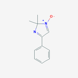 molecular formula C11H12N2O B053156 2,2-Dimethyl-4-phenyl-2H-imidazole 1-oxide CAS No. 123557-86-8