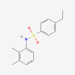 molecular formula C16H19NO2S B5315643 N-(2,3-dimethylphenyl)-4-ethylbenzenesulfonamide 