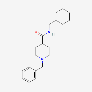 1-benzyl-N-(1-cyclohexen-1-ylmethyl)-4-piperidinecarboxamide