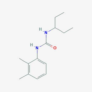 molecular formula C14H22N2O B5315805 N-(2,3-dimethylphenyl)-N'-(1-ethylpropyl)urea 