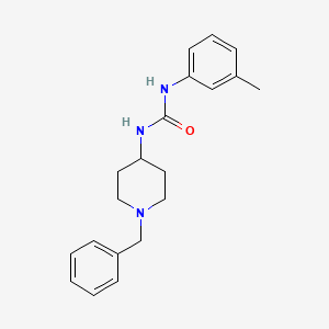 molecular formula C20H25N3O B5315869 N-(1-benzyl-4-piperidinyl)-N'-(3-methylphenyl)urea 
