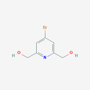molecular formula C7H8BrNO2 B053160 4-溴吡啶-2,6-二甲醇 CAS No. 120491-88-5