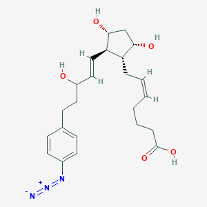 B053161 (Z)-7-[(1R,2R,3R,5S)-2-[(E)-5-(4-azidophenyl)-3-hydroxypent-1-enyl]-3,5-dihydroxycyclopentyl]hept-5-enoic acid CAS No. 117625-46-4