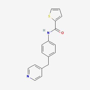 molecular formula C17H14N2OS B5316259 N-[4-(4-pyridinylmethyl)phenyl]-2-thiophenecarboxamide CAS No. 6008-29-3