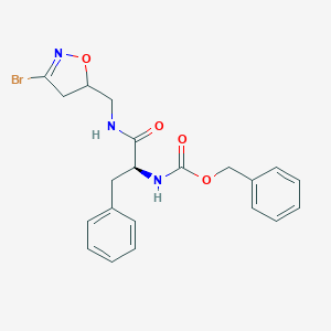 molecular formula C21H22BrN3O4 B531644 Dihydroisoxazole, 1h CAS No. 744198-09-2