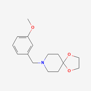 molecular formula C15H21NO3 B5316605 8-(3-methoxybenzyl)-1,4-dioxa-8-azaspiro[4.5]decane 