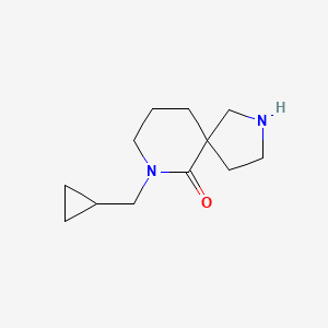 molecular formula C12H20N2O B5316663 7-(cyclopropylmethyl)-2,7-diazaspiro[4.5]decan-6-one 