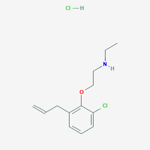 molecular formula C13H19Cl2NO B5316879 [2-(2-allyl-6-chlorophenoxy)ethyl]ethylamine hydrochloride 