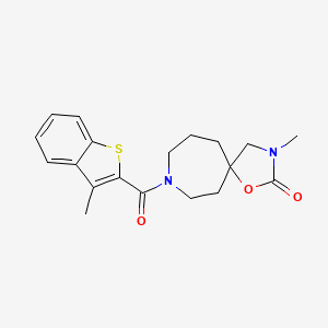 3-methyl-8-[(3-methyl-1-benzothien-2-yl)carbonyl]-1-oxa-3,8-diazaspiro[4.6]undecan-2-one